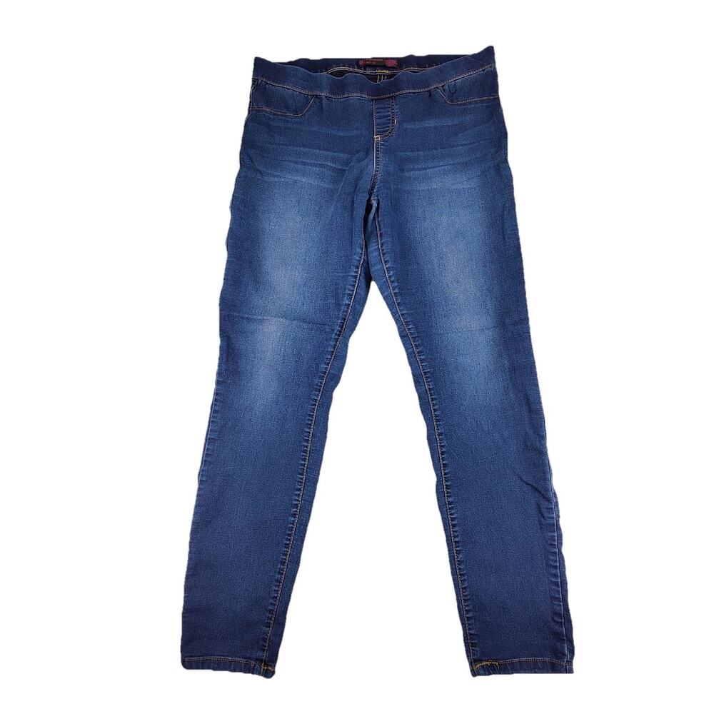 No Boundaries Jegging Jeans Juniors L/G 11-13 Blue Medium Wash Stretch 31x28
